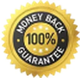 100% money back guarantee badge